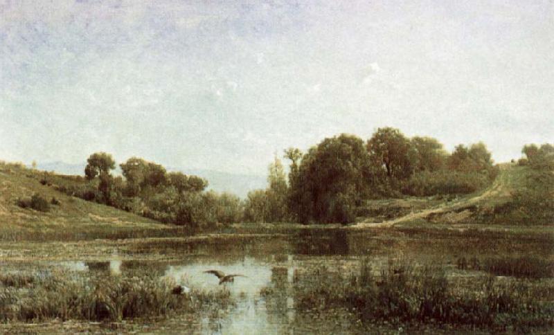 Charles Francois Daubigny The Pool at Gylieu Germany oil painting art